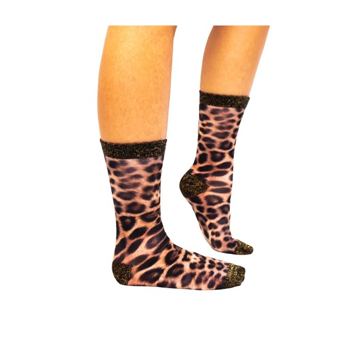Mooie vrouw kleding Belofte Sock My Leopard - Dames Sokken