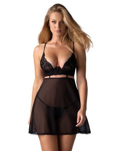 Obsessive Babydoll Nutris - Zwart