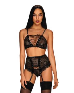 Obsessive Basitta Lingerie Set - Zwart